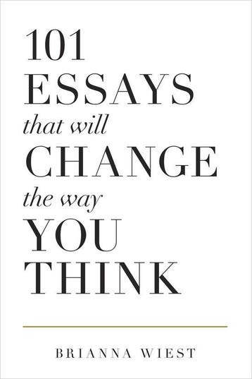 101 Essays That Will Change The Way You Think - Brianna, Verzenden, Gelezen, Brianna Wiest