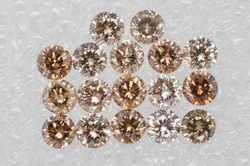 Zonder minimumprijs - 17 pcs Diamant (Natuurlijk) - 1.01 ct, Sieraden, Tassen en Uiterlijk, Edelstenen, Nieuw