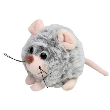 Imware muizen knuffel - pluche - 9 cm - grijs, Verzenden, Nieuw