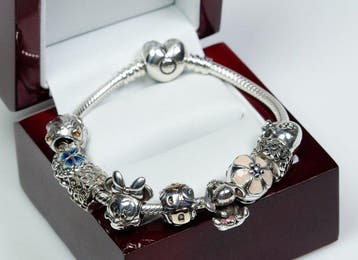 Zonder minimumprijs - Pandora - Armband - 925 zilver/ 585, Nieuw