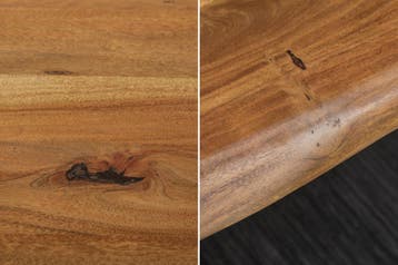 Eettafel MAMMUT 240cm tafelblad 60mm acaciahout, Ophalen of Verzenden, Nieuw