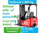 Elektrische Heftruck | 1000 kg | 3-wiel | 4.5 meter | 100 Ah, Heftruck, 1000 tot 2000 kg, Elektrisch, Verzenden