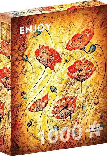Red Poppy Painting Puzzel (1000 stukjes) | Enjoy Puzzle -, Verzenden, Nieuw