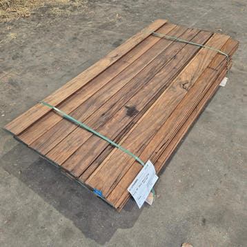 Thermo Frake Channelsiding halfhout 1850-1550x140-130x19mm, Ophalen of Verzenden, Nieuw