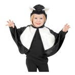 Peuter verkleed poncho kat met capuchon - Dierenpakken, Ophalen of Verzenden, Nieuw