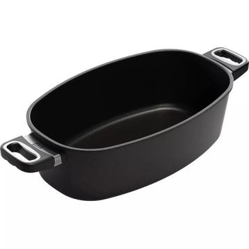 AMT Gastroguss Jumbo braadslede – 40x24 cm – 10 liter, Huis en Inrichting, Keuken | Potten en Pannen, Ophalen of Verzenden, Nieuw