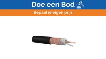 Bieden: PVC COAX RG-62A coaxiaal cable 54 m, Ophalen of Verzenden, Nieuw, Kabel of Apparatuur
