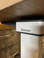 Steelcase Ology Duo Zit Sta Bureau - Nieuwe Bureaubladen, Verzenden, In hoogte verstelbaar, Zo goed als nieuw