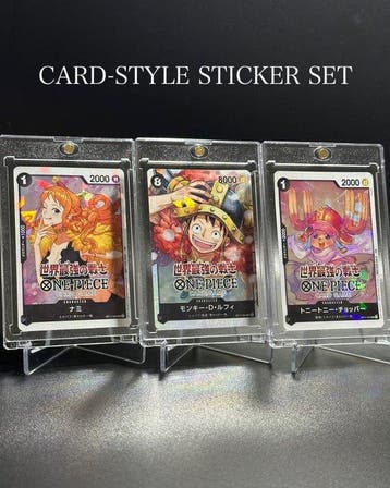 Bandai - 3 Complete set - One Piece, Nieuw
