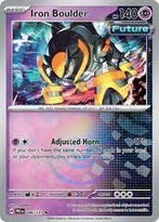 Iron Boulder 046/131 Pokeball Prismatic Evolutions, Ophalen of Verzenden, Nieuw, Losse kaart, Foil