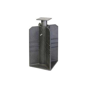 Platinum in-ground base Antraciet - Parasol, Nieuw