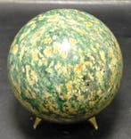 amazoniet Mineraalsteen Genezende Bol - Hoogte: 100 mm -