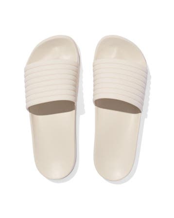 HEMA Damesbadslippers met ribbelband gebroken wit, Verzenden, Nieuw