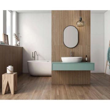 Geotiles Borneo Wandtegel - 40x120 cm - Mat Bruin, Ophalen of Verzenden, Nieuw