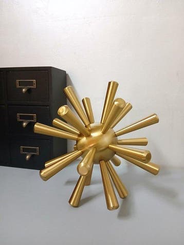 sculptuur, Oursin, grand modèle - 23 cm - Metaal, Nieuw