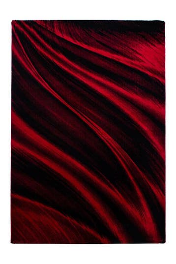 Modern Vloerkleed | Miami | Golven | Rood | 140x200 cm, Verzenden, Nieuw