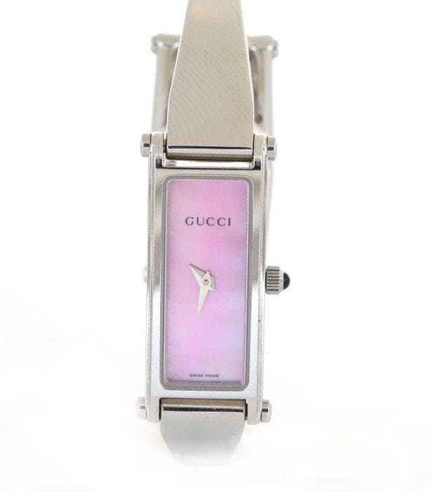 Gucci - Pearl Dial Quartz - Zonder minimumprijs - 1500L -, Sieraden, Tassen en Uiterlijk, Horloges | Heren