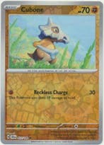 Cubone 072/142 Reverse Holo Stellar Crown, Ophalen of Verzenden, Nieuw, Losse kaart, Foil