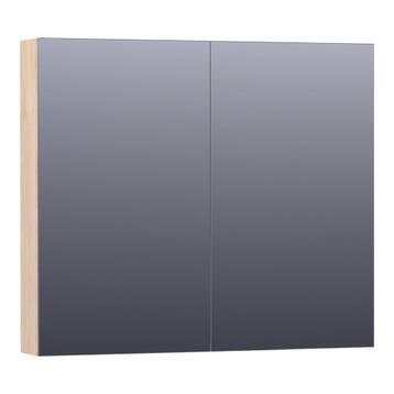 Brauer Impress Spiegelkast 80 cm - zonder Verlichting - Met, Ophalen of Verzenden, Nieuw