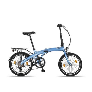 Pacto Vouwfiets 20 inch THREE Shimano 6 Speed Lichtblauw, Nieuw