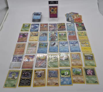 Partij Pokémon kaarten met o.a. vintage kaarten, full art, Nieuw