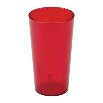 Bekers robijnrood | 48,5cl | 72 stuks, Verzenden