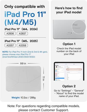 MOFT Magnetische iPad Standaard 11 inch - 42% goedkoper, Computers en Software, IPad Pro 11 inch (M5 2025 / M4 2024), 11 inch