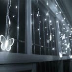 Kerst Gordijn Vlinder - 2 Meter - Koel Wit, Ophalen of Verzenden, Nieuw