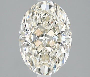 1 pcs Diamant (Natuurlijk) - 2.05 ct - Ovaal - K - VS1 -, Nieuw