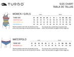 Special Made Turbo Waterpolo badpak roses skulls, Nieuw