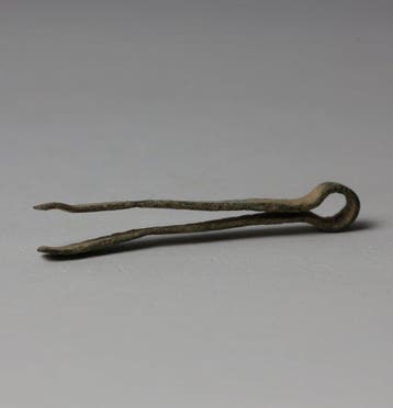 Oud-Romeins Brons Medisch instrument, pincet (Zonder