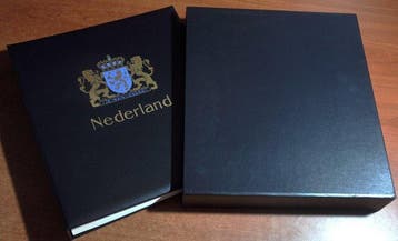 Accessoires Nederland - Een leeg luxe DAVO album Deel I, Postzegels en Munten, Gestempeld