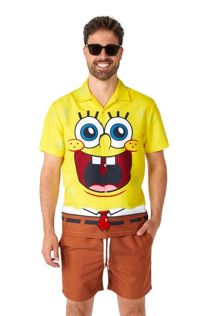 Spongebob Squarepants Kostuum Suitmeister, Kleding | Heren, Carnavalskleding en Feestkleding, Nieuw, Ophalen of Verzenden