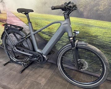 Gazelle Eclipse C380 Herenfiets - Riem-aandrijving - Actie, Nieuw, Ophalen of Verzenden, 59 cm of meer, 50 km per accu of meer