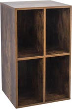 2dekans | VDD Vinyl Wish - Platenkast - Bruin - 74.5x37x44.5, Ophalen of Verzenden, Zo goed als nieuw