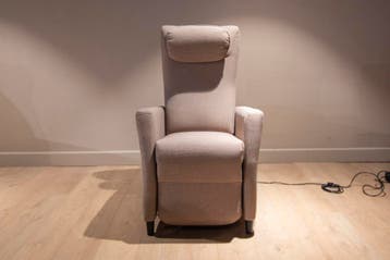 Fitform Sta op stoel in grijs stof in een hele nette staat, Minder dan 50 cm, Verzenden, Minder dan 75 cm, Zo goed als nieuw