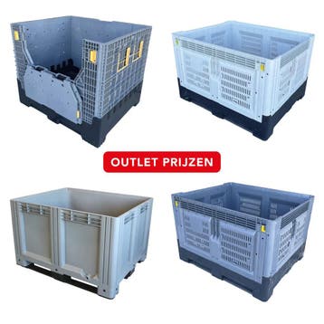Palletboxen - Inklapbare boxen - Opvouwbare boxen - OUTLET, Ophalen of Verzenden, Nieuw, Overige typen