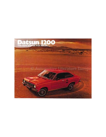 1973 DATSUN 1200 BROCHURE ENGELS (USA), Nieuw, Nissan, Author