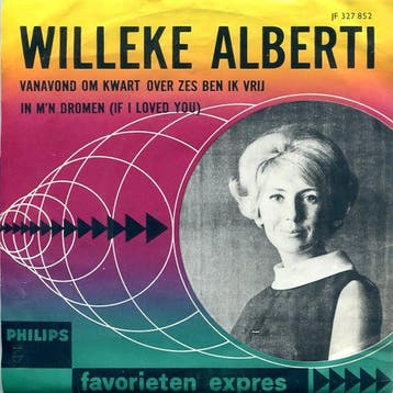 vinyl single 7 inch - Willeke Alberti - Vanavond Om Kwart..., Cd's en Dvd's, Vinyl Singles, Verzenden, Zo goed als nieuw, 7 inch