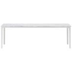 Vitra Plate Salontafel Wit Marmer, Onderstel Wit -, Huis en Inrichting, Overige materialen, 100 tot 150 cm, Zo goed als nieuw