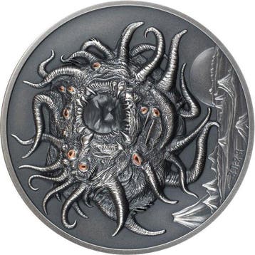 Palau. 20 Dollars 2023 Azathoth Howard Phillips Lovecraft, 3