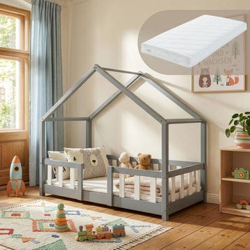 Kinderbed Treviolo met uitvalbeveiliging en matras 70x140 li, Verzenden, Nieuw