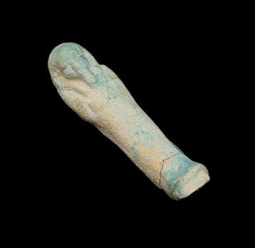Oud-Egyptisch Faience Shabti - 63 mm (Zonder minimumprijs)