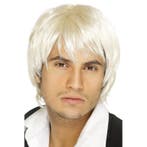 Boyband pruik blond - Herenpruiken, Verzenden, Nieuw