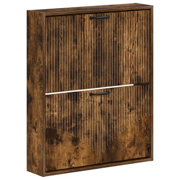 vidaXL Wandgemonteerde Schoenkast HOORN 71 x 17 x 86 cm, Verzenden, Nieuw