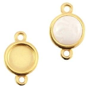 1 x DQ metaal settings 2 ogen Ø7mm en SS34 flatback Goud..., Ophalen of Verzenden, Nieuw, Overige typen