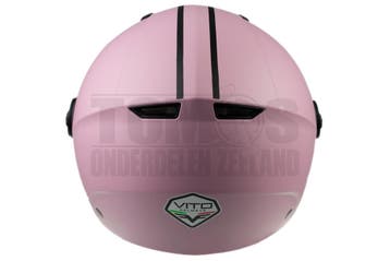 Helm Vito Jethelm Moda mat roze/zwart, Fietsen en Brommers, Ophalen of Verzenden, Nieuw, Vito
