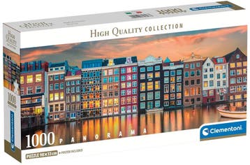 Amsterdam Panorama Puzzel (1000 stukjes) | Clementoni -, Verzenden, Nieuw