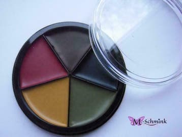 Blauwe plekken ring, bruise ring, palet grime Mehron latex, Ophalen of Verzenden, Nieuw