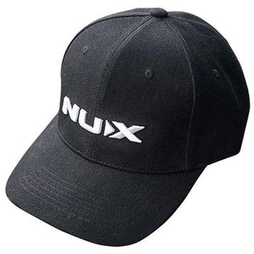 NUX CAP Unisize Baseball Pet – Zwart met Geborduurd Logo, Ophalen of Verzenden, Nieuw